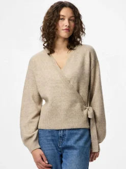 PIECES Wrap Knit Cardigan
