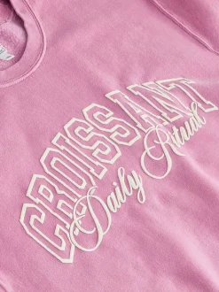 Pink Croissant - Sweatshirt
