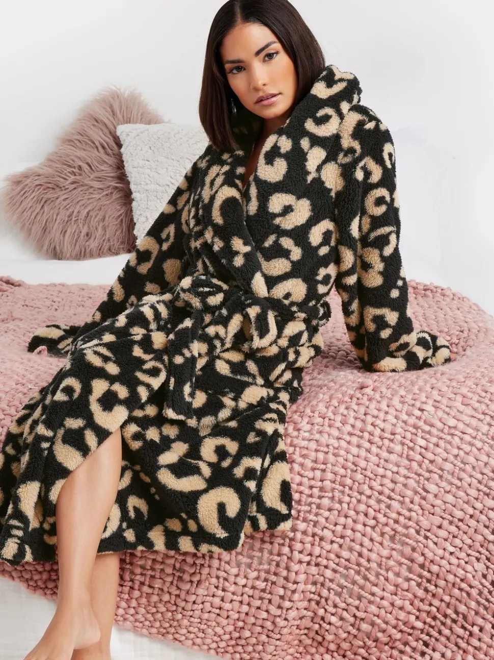 PixieGirl Petite kamerjas met dierenprint