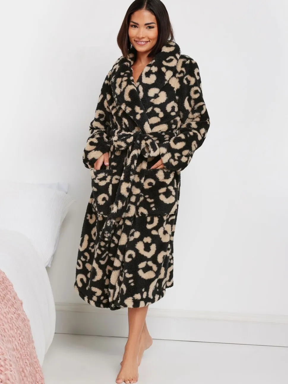 PixieGirl Petite kamerjas met dierenprint