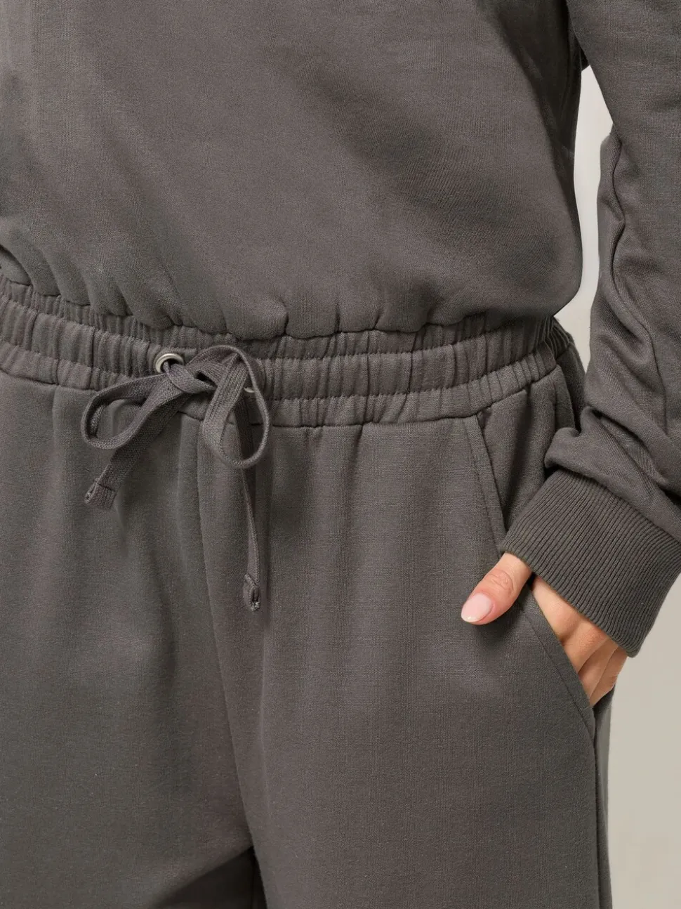 PixieGirl Petite Sweat Wide Leg Jumpsuit