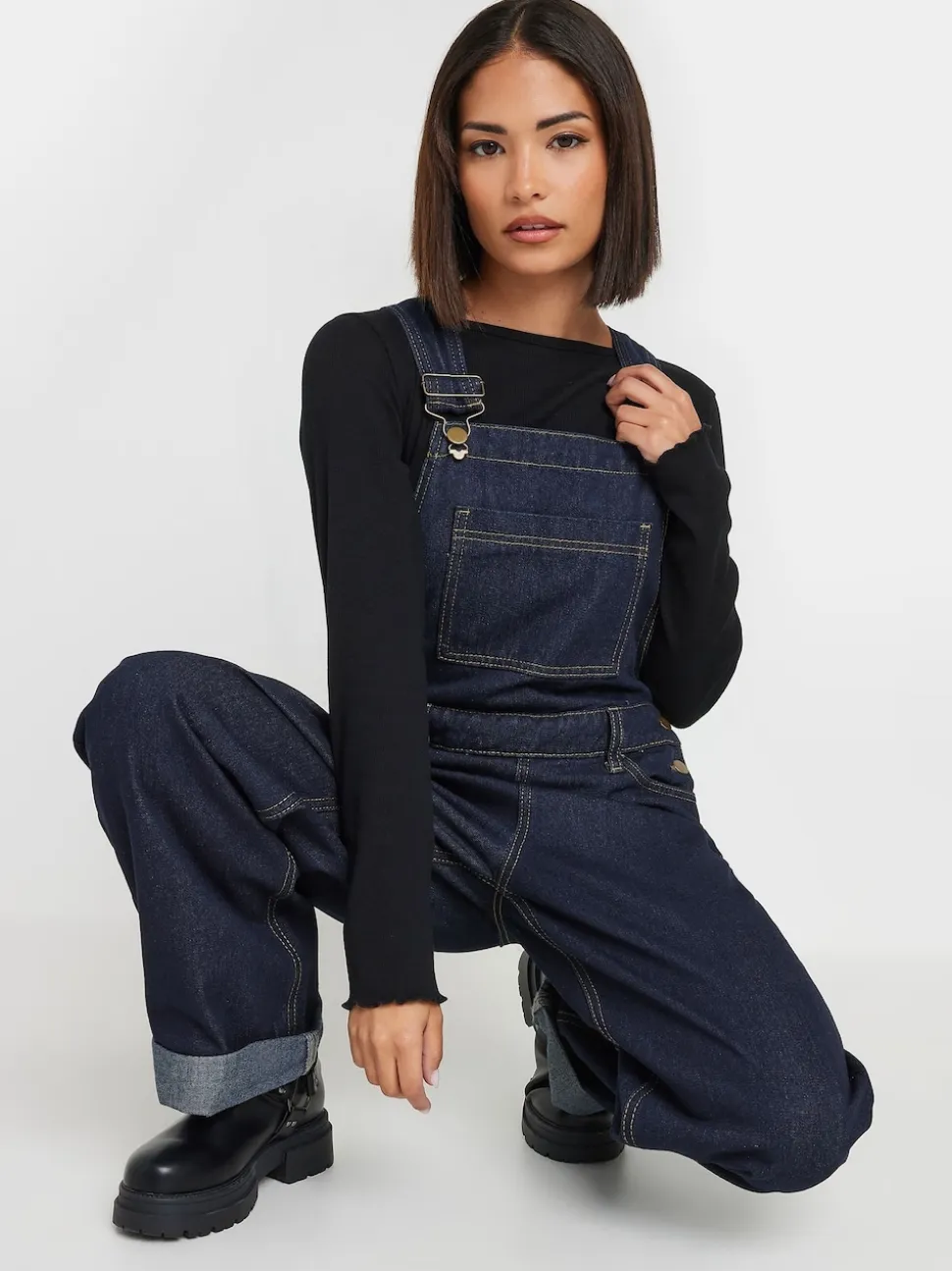 PixieGirl Petite tuinbroek met rechte pijpen
