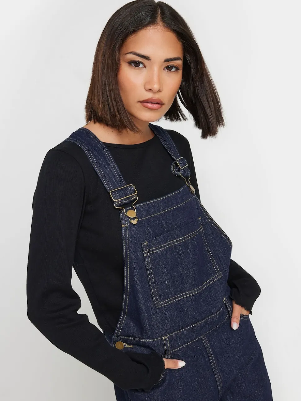 PixieGirl Petite tuinbroek met rechte pijpen