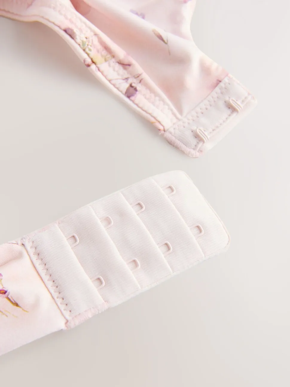 Plum Paars/Bloemenprint - A-E Afvlakkende Ultimate Comfort Beha's 2 Verpakking