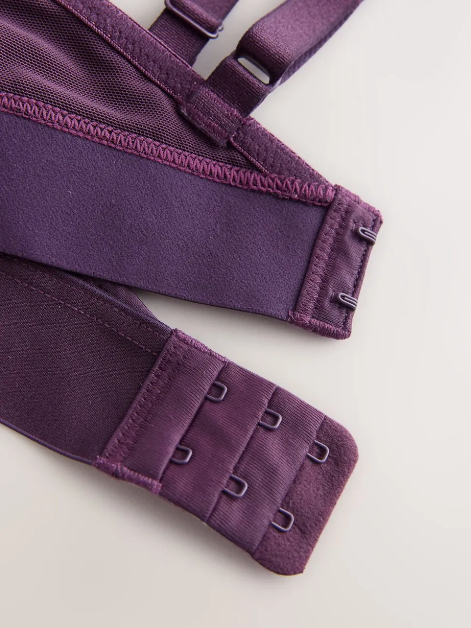 Plum Paars/Wit - DD+ Ultimate Comfort Bralettes zonder beugel 2 verpakking