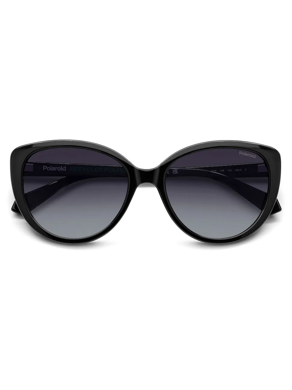 Polaroid Cat Eye Black Sunglasses With Jewel Embellishment