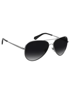 Polaroid Monochrome Pilot Black Sunglasses