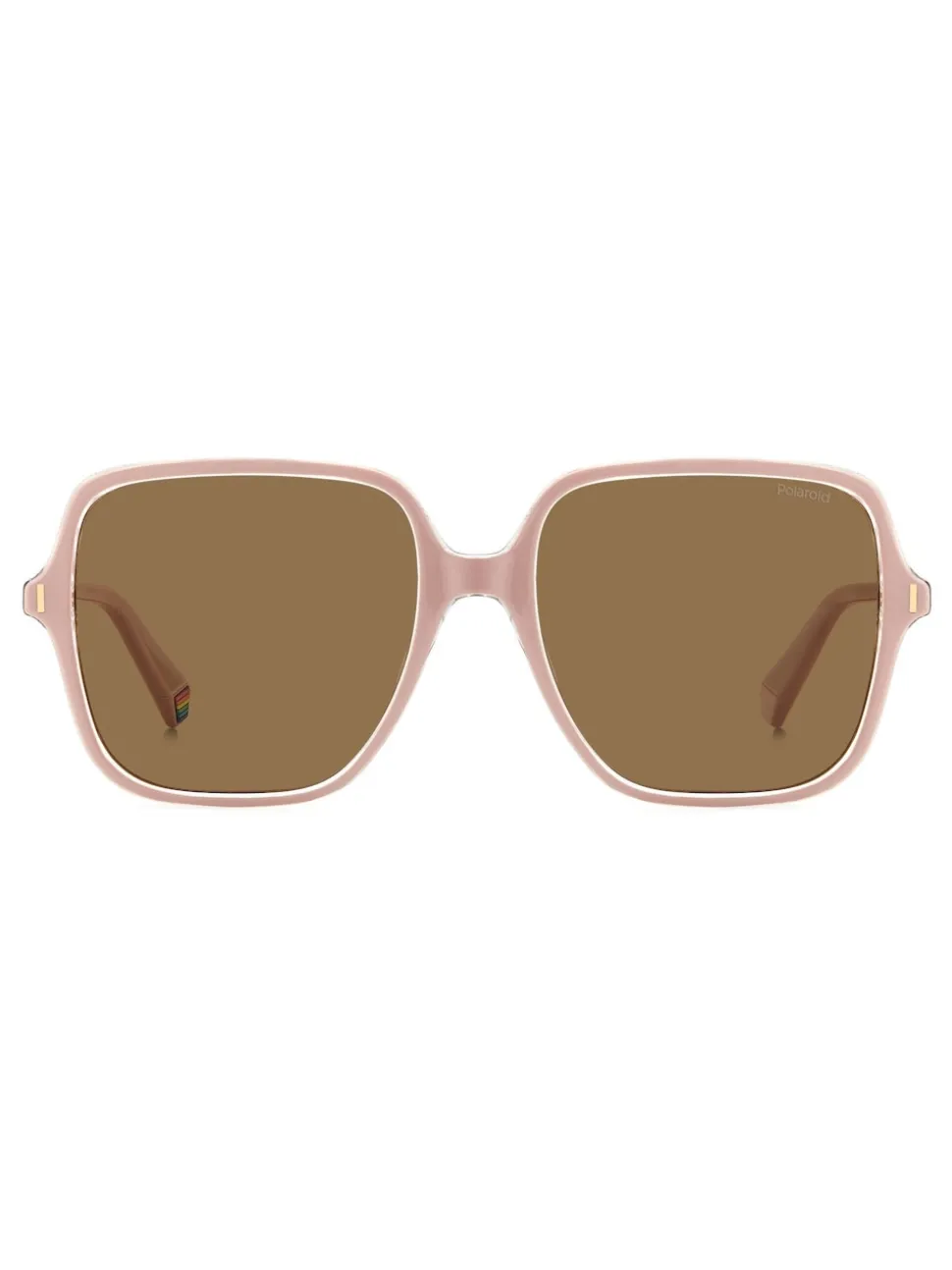 Polaroid Oversized Pink Square Sunglasses