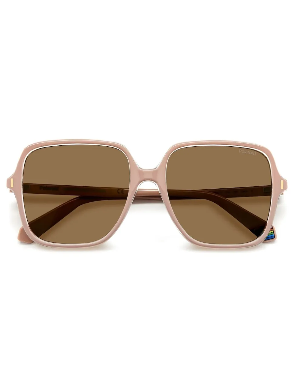 Polaroid Oversized Pink Square Sunglasses