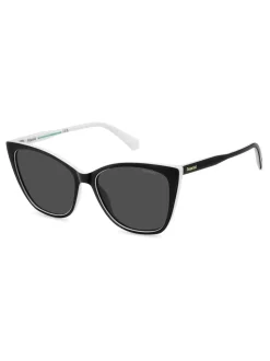 Polaroid Rectangular Black Sunglasses