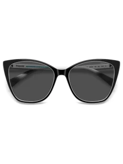 Polaroid Rectangular Black Sunglasses