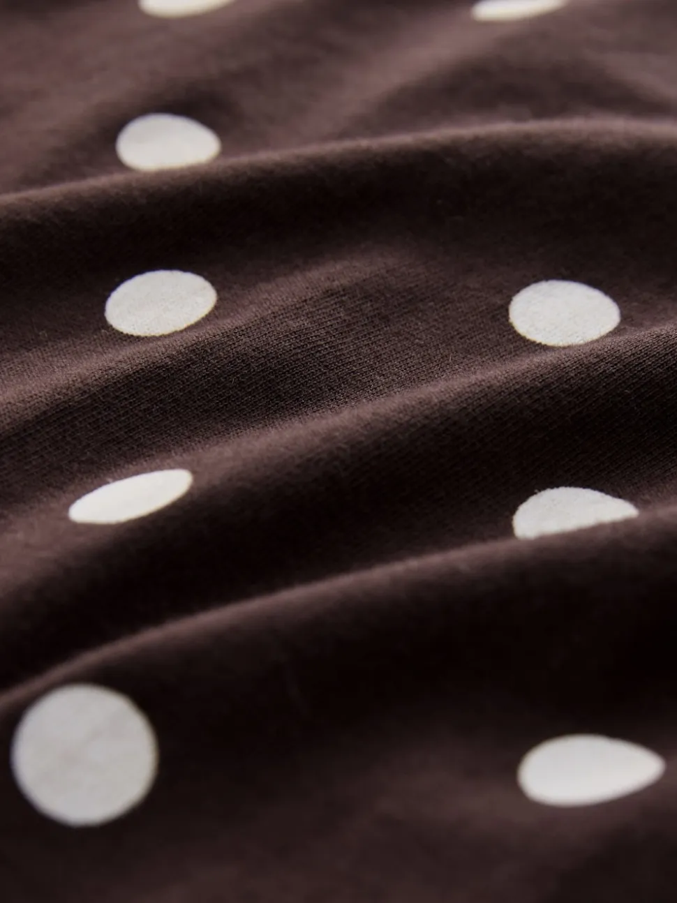 Polka Dot Chocolate Brown - Midi-jurk