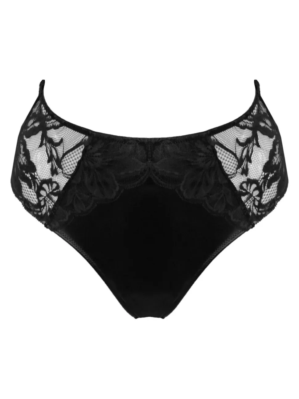 Pour Moi hoogopgesneden Onyx Brazilliaanse slip met hoge taille