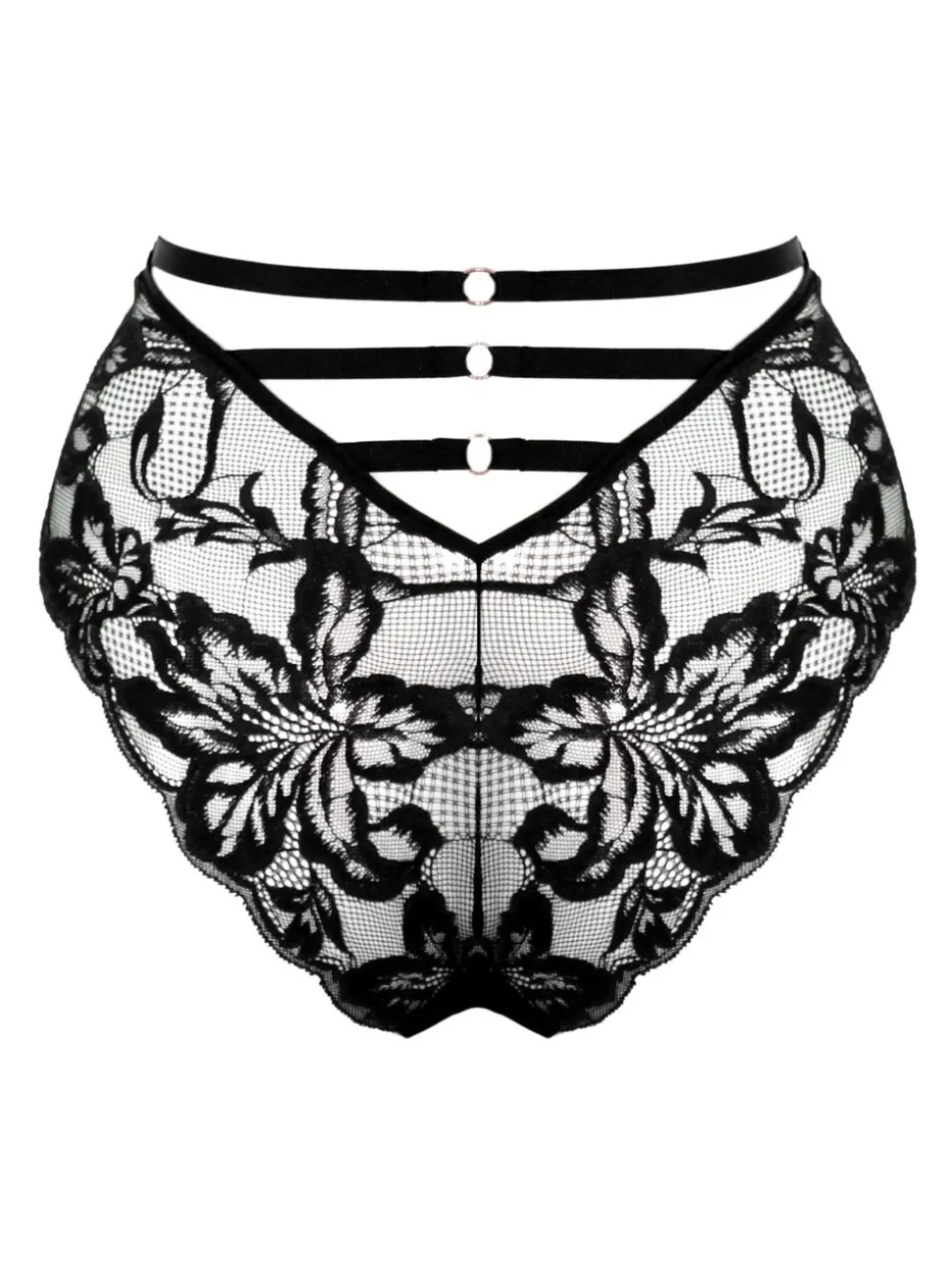 Pour Moi hoogopgesneden Onyx Brazilliaanse slip met hoge taille
