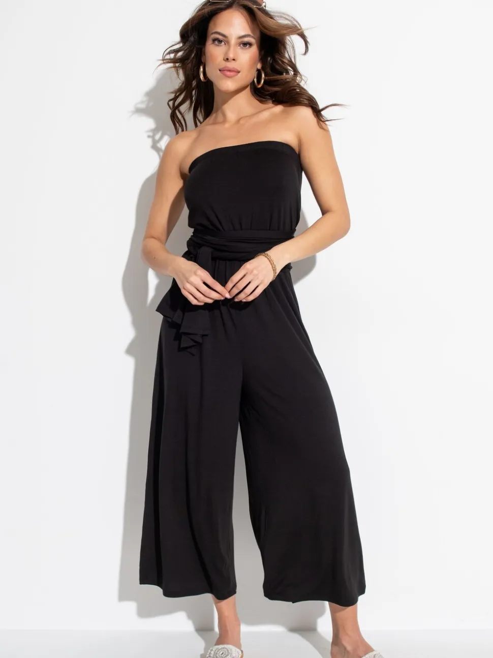 Pour Moi Multiway jersey strand jumpsuit met viscose