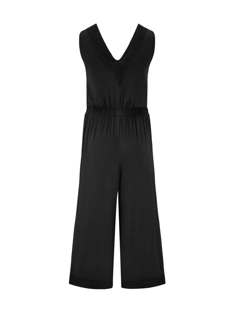 Pour Moi Sofa Loves Lace Hidden Support Cropped Wide Leg Jumpsuit