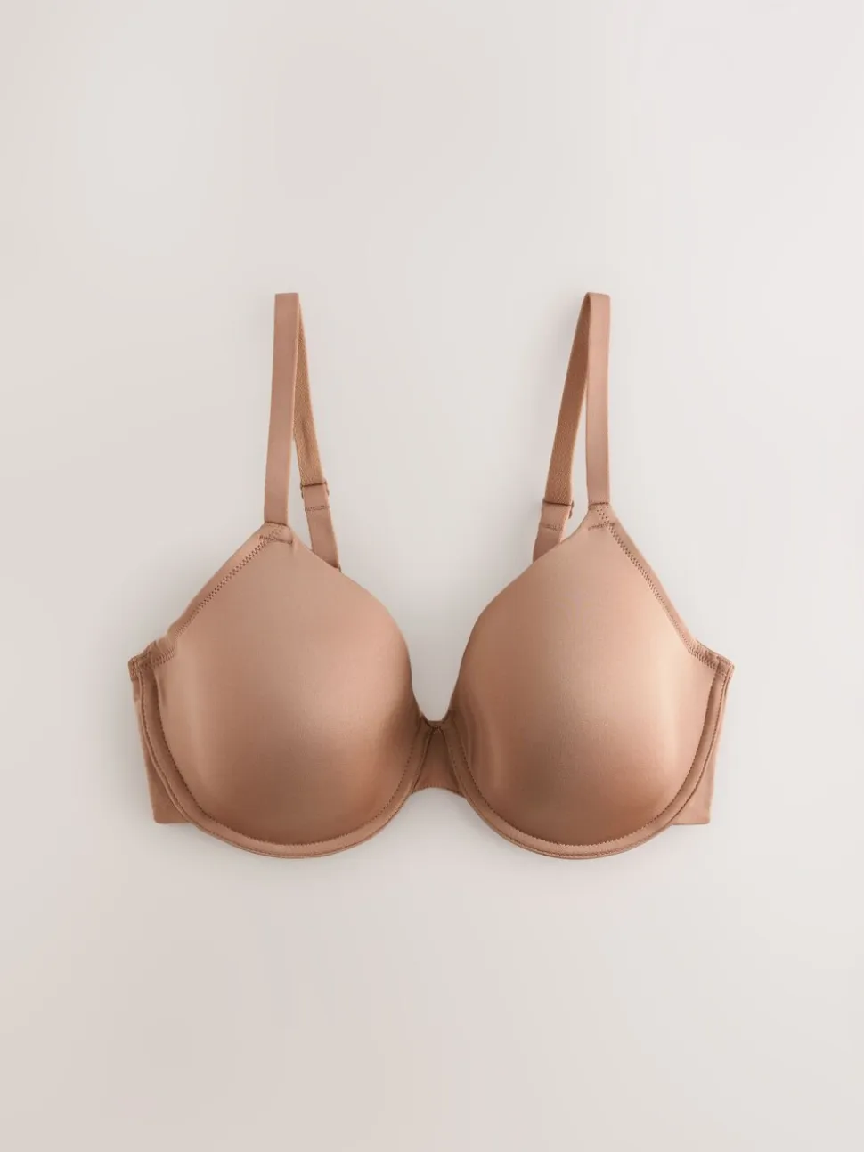 Praline huidskleur/wit - A-E Afvlakkende Ultimate Comfort Beha's 2 Verpakking