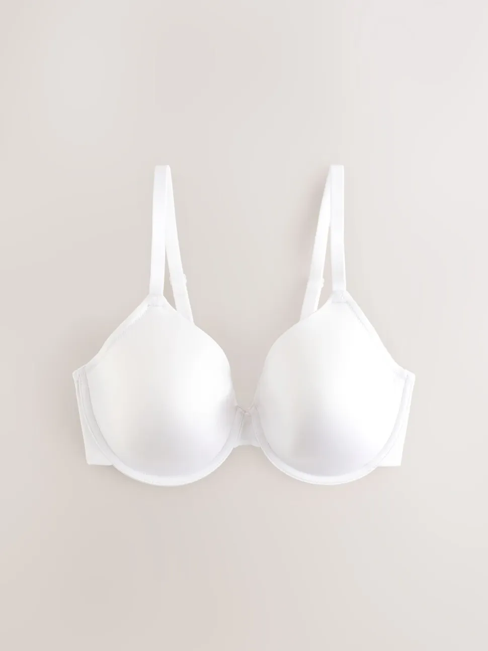 Praline huidskleur/wit - A-E Afvlakkende Ultimate Comfort Beha's 2 Verpakking