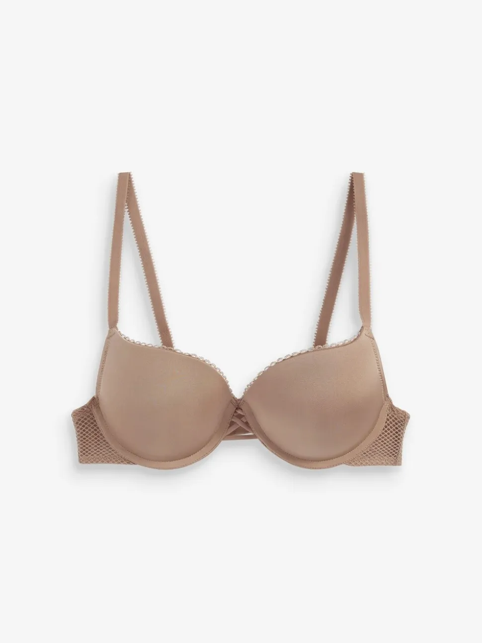 Praline nude - A-DD push-up Triple Boost diepuitgesneden beha