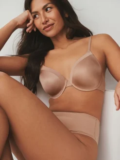 Praline nude - A-E Lichte Vulling Volledige Cup Afvlakkende Ultieme Comfort T-shirt Beha