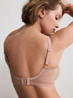 Praline nude - B-H Beha met volledige ondersteuning en volle cups zonder beugel en ultiem comfort