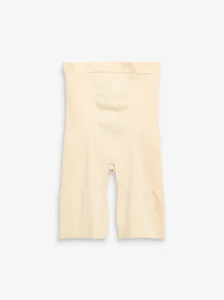 Praline nude - Vormgevende naadloze slip voor gladdere dijen met stevige buikcorrectie
