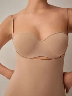 Praline nude - Vormgevende medium verstevigende premium katoenen Wear Your Own Beha slip