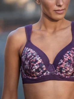 Print - B-G Active sportbeha met hoge impact, Dry Tech, beugelbeha met volle cups