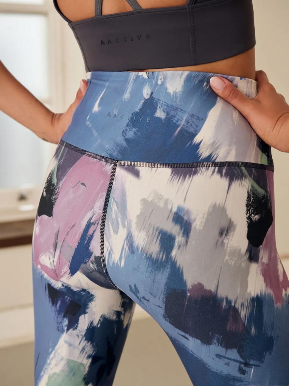 Print met verf - Balance sport yogalegging