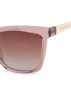 Prive Revaux Square Sunglasses in Crystal