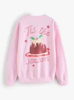 Proper Good Christmas Tis The Season Back Graphic Sweatshirt