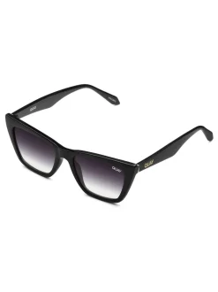 QUAY Call The Shots Black Sunglasses