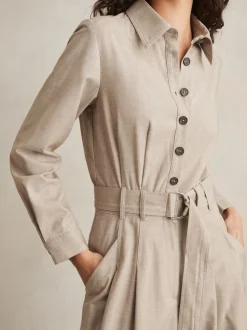 Reiss Abigail Tailored Jumpsuit met Wijde Pijpen