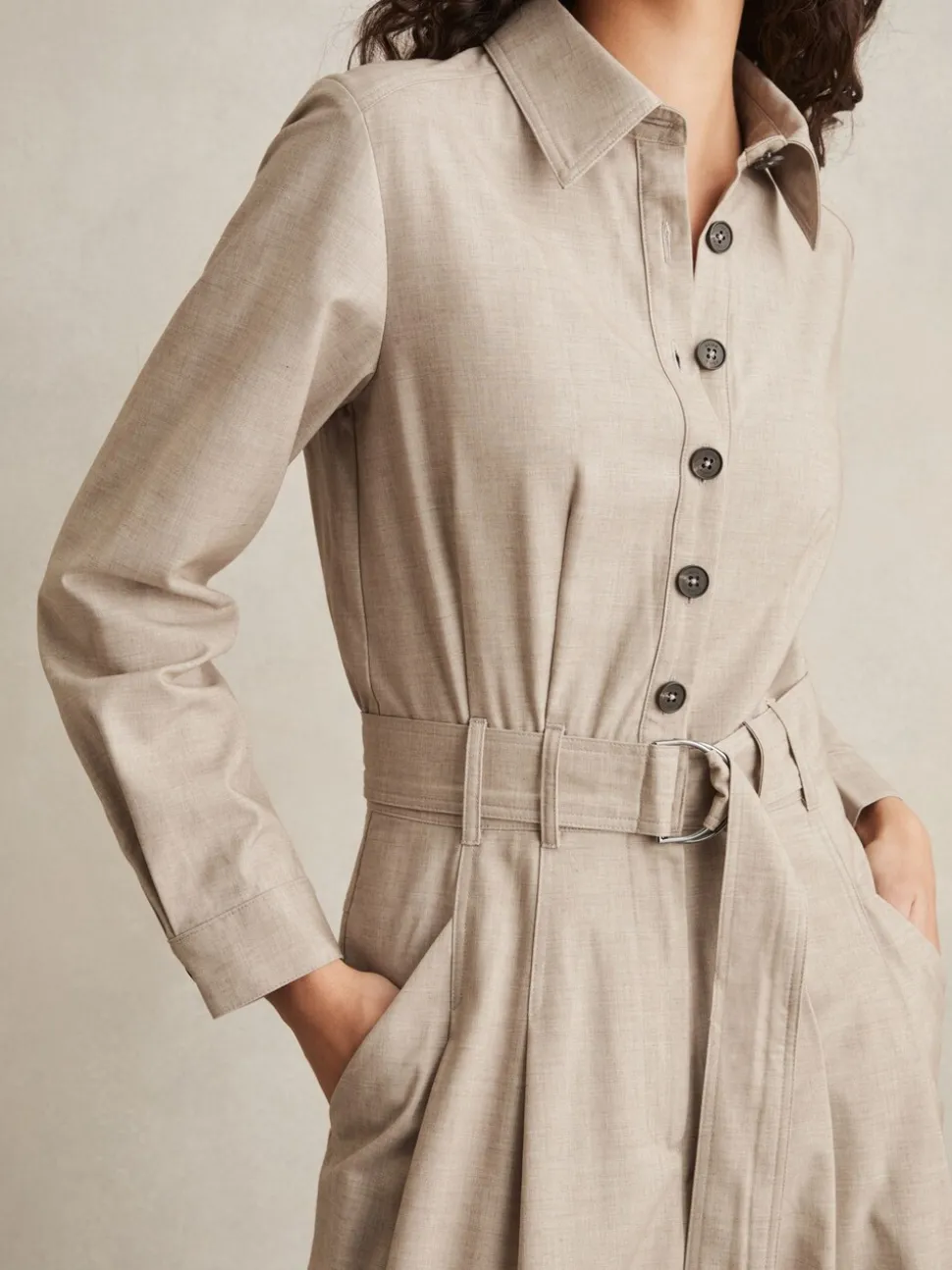 Reiss Abigail Tailored Jumpsuit met Wijde Pijpen