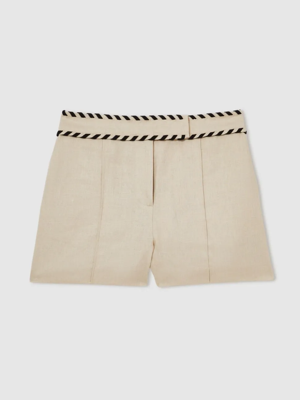 Reiss Fawn linnen Whipstitch shorts