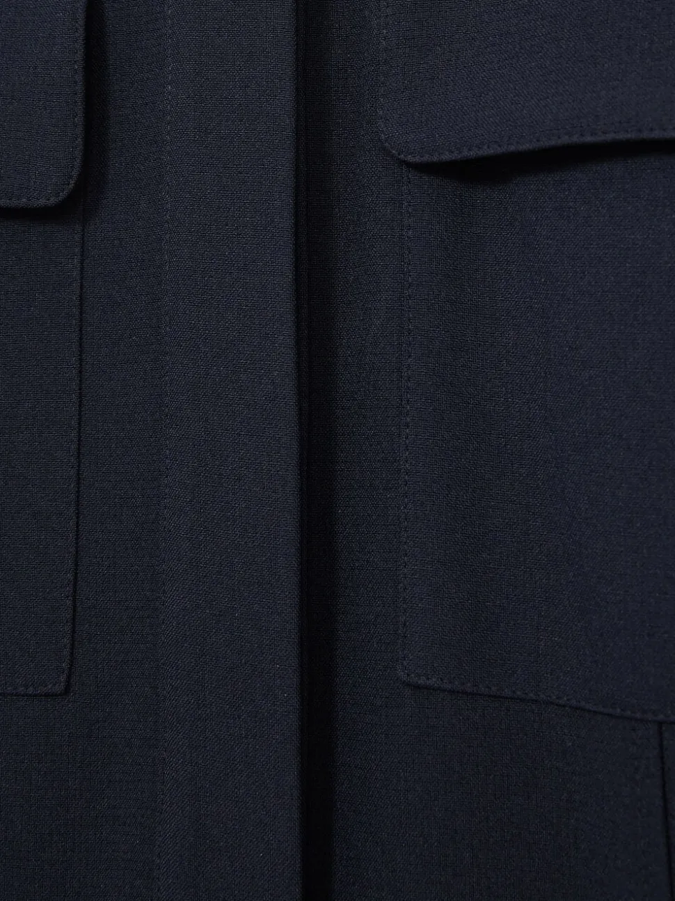 Reiss Kaia Getailleerde wijde pijpen utility-jumpsuit