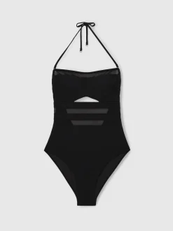Reiss Luna Badpak met beugel, bandeau en uitsnijding