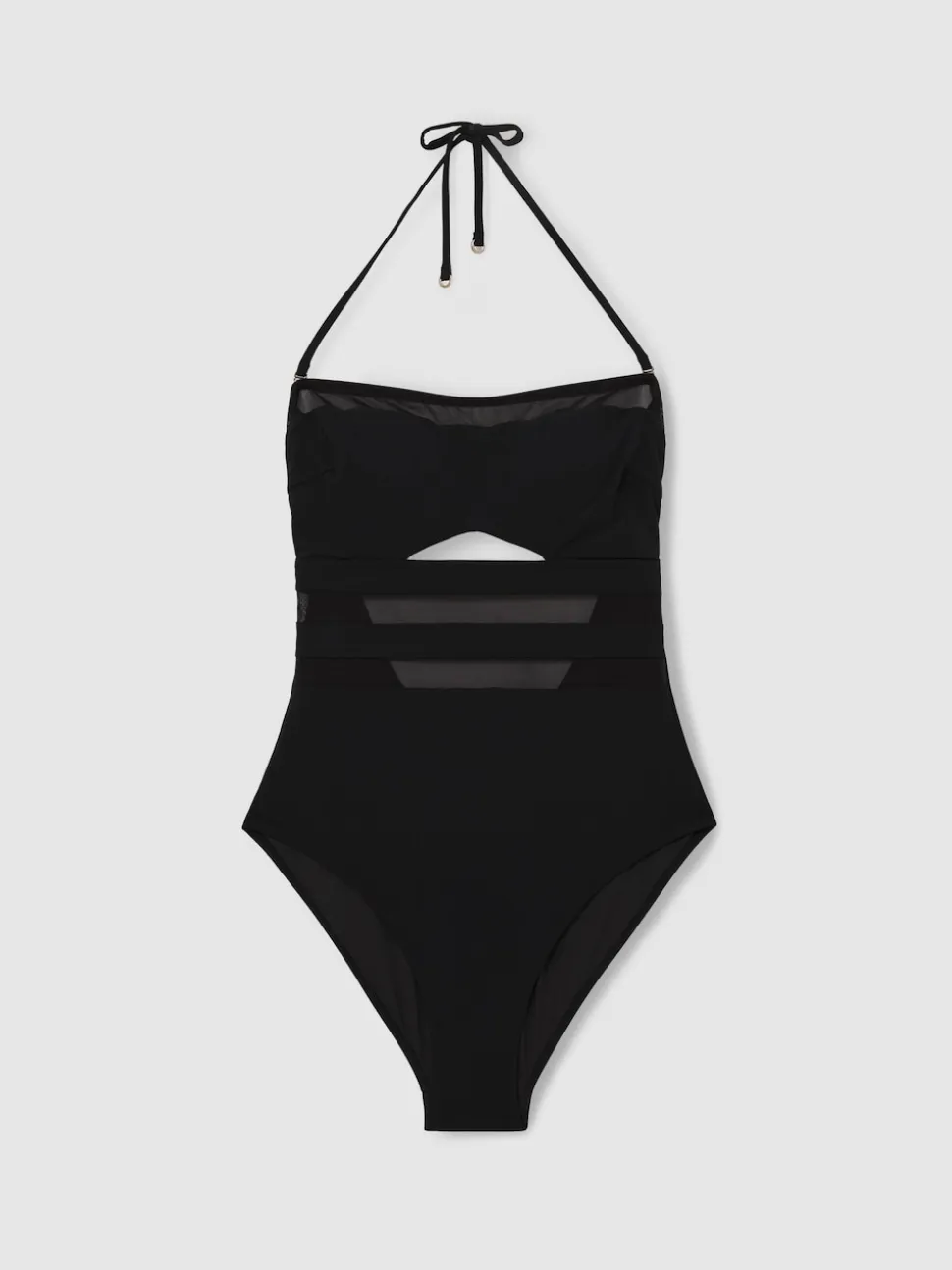 Reiss Luna Badpak met beugel, bandeau en uitsnijding