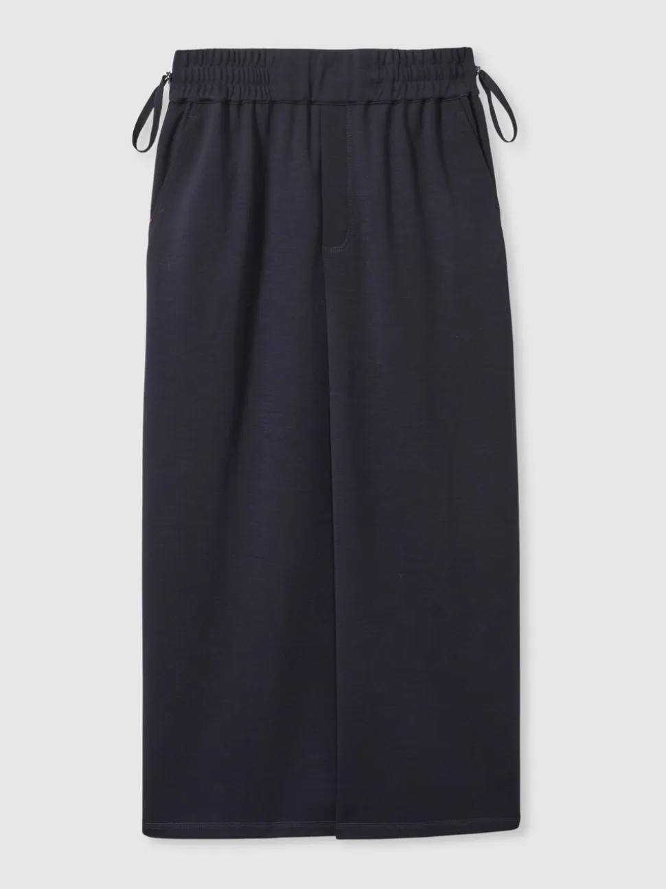 Reiss Nora gerimpelde jersey midi-rok van wolmix