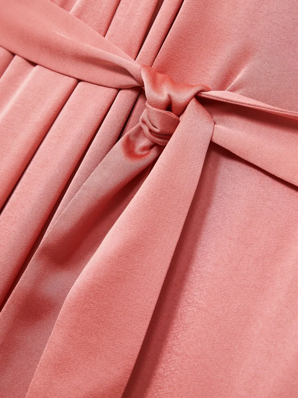 Reiss Rosin satijnen wijde pijpen gedrapeerde jumpsuit
