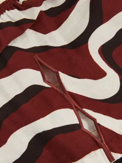Reiss Wave-shorts met print en trekkoord