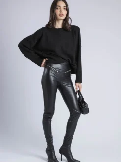 Religion Ida Faux Leather Leggings