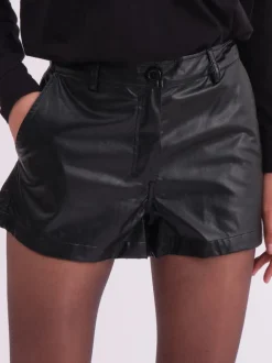 Religion Orbit shorts van imitatieleer