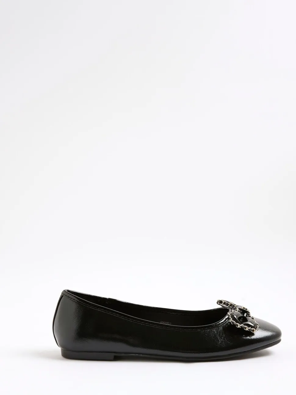River Island Chain Bow Ballet Pumps