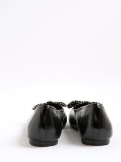 River Island Chain Bow Ballet Pumps