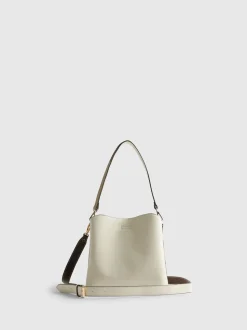 River Island Lock Front Bucket Bag