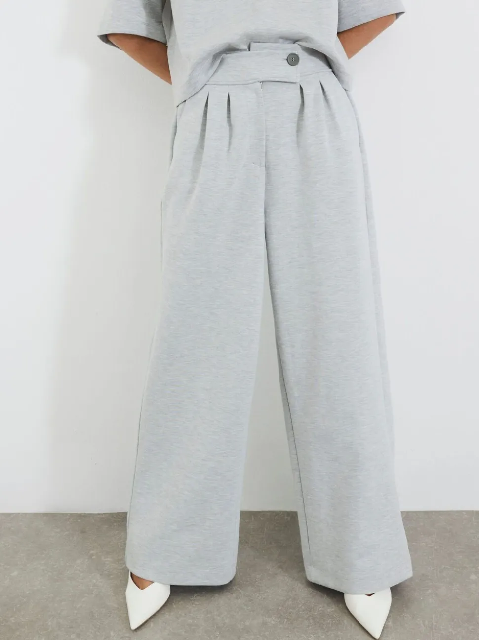 River Island Marl Tailored Interlock Trousers