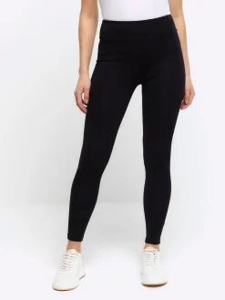River Island Petite 3 Pack Legging met hoge taille van 100% katoen