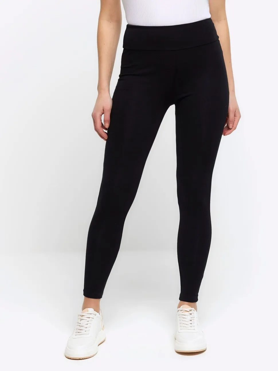 River Island Petite 3 Pack Legging met hoge taille van 100% katoen