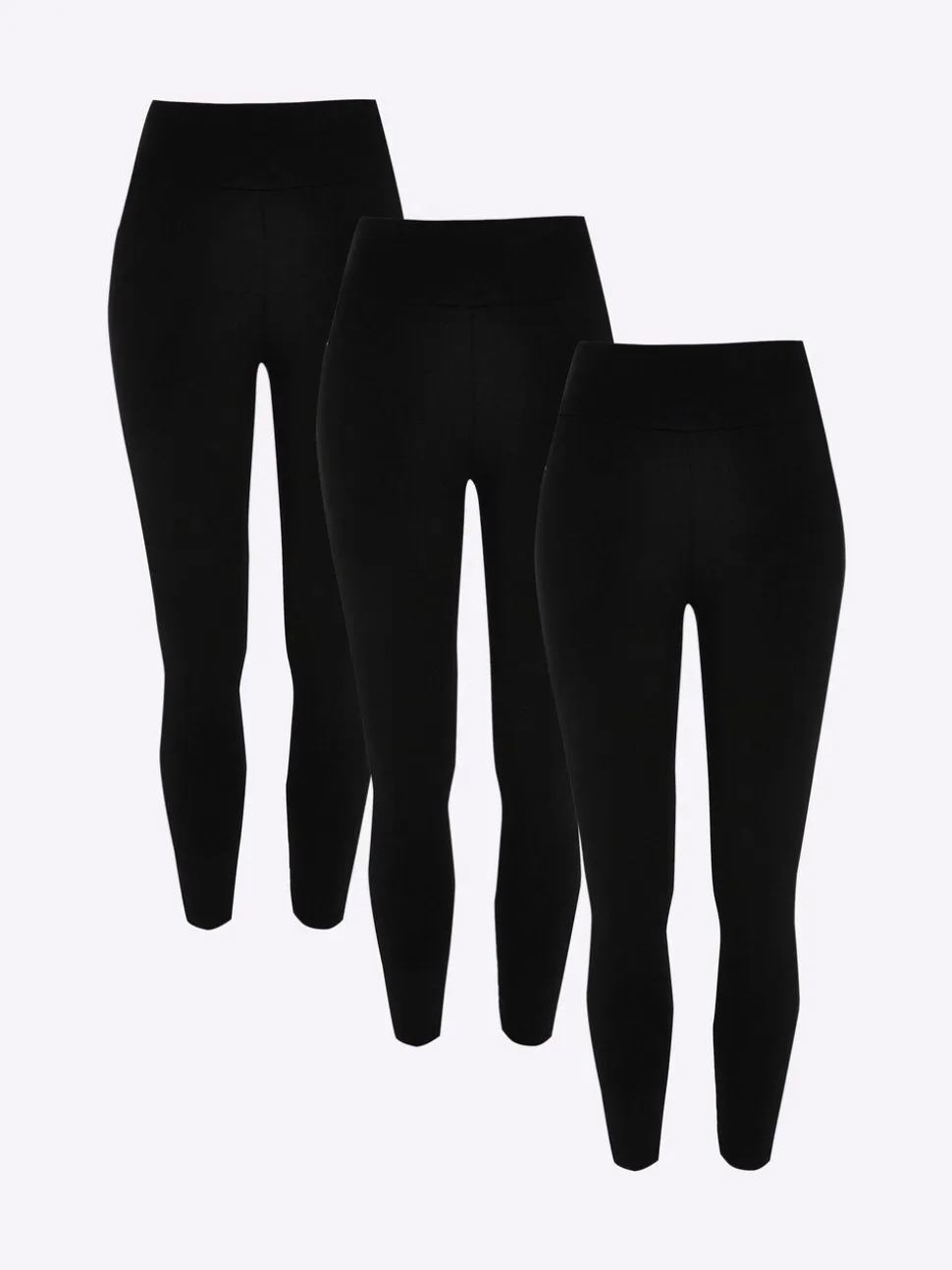 River Island Petite 3 Pack Legging met hoge taille van 100% katoen